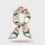 Cute Fox Print Bow Tie Scarf