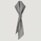 Black and White Striped Neck Scarf – scarves & belts (view 1)