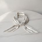 Chain Patterned Shawl Collar Black Cape Belt – scarves & belts (view 2)