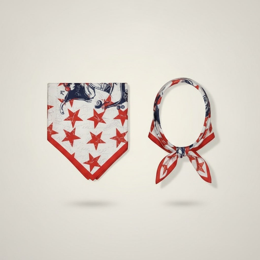 Fashionable Printed Hair Bandana – hair accessories (view 8)