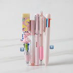 Cute Dinosaur Pen & Stationery Set - Pink Six Piece Set