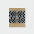 Braided Rope Hair Clips Black White Grey