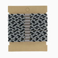 Braided Rope Hair Clips Black White Grey – hair accessories (view 1)