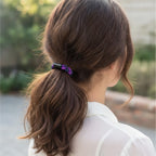 Braided Rope Hair Clips Black White Grey – hair accessories (view 3)