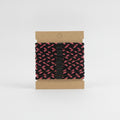 Braided Hair Clips Black Pink Set – hair accessories