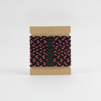 Braided Hair Clips Black Pink Set – hair accessories