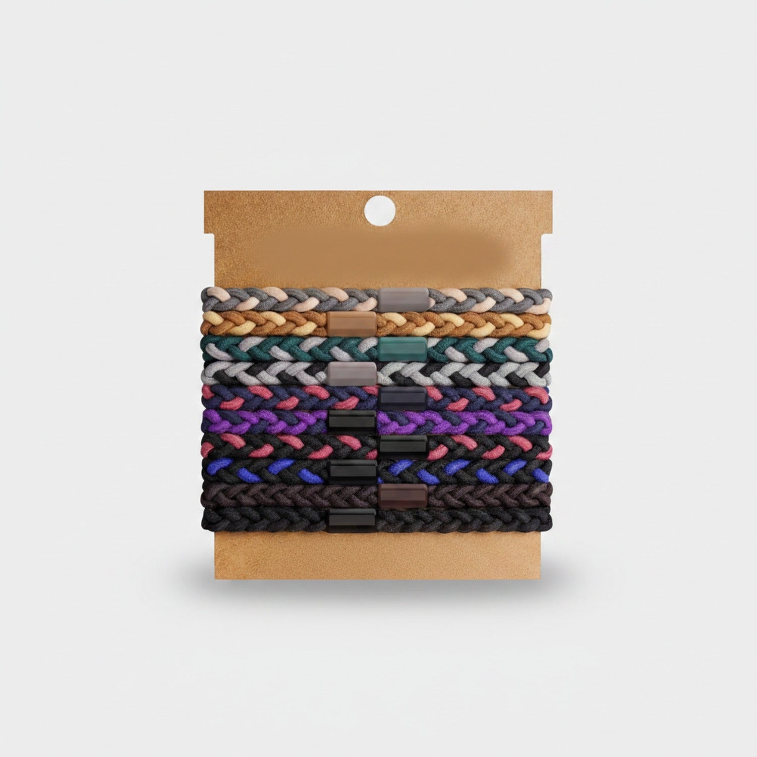 Braided Hair Clips Colorful Multi-Pack Set