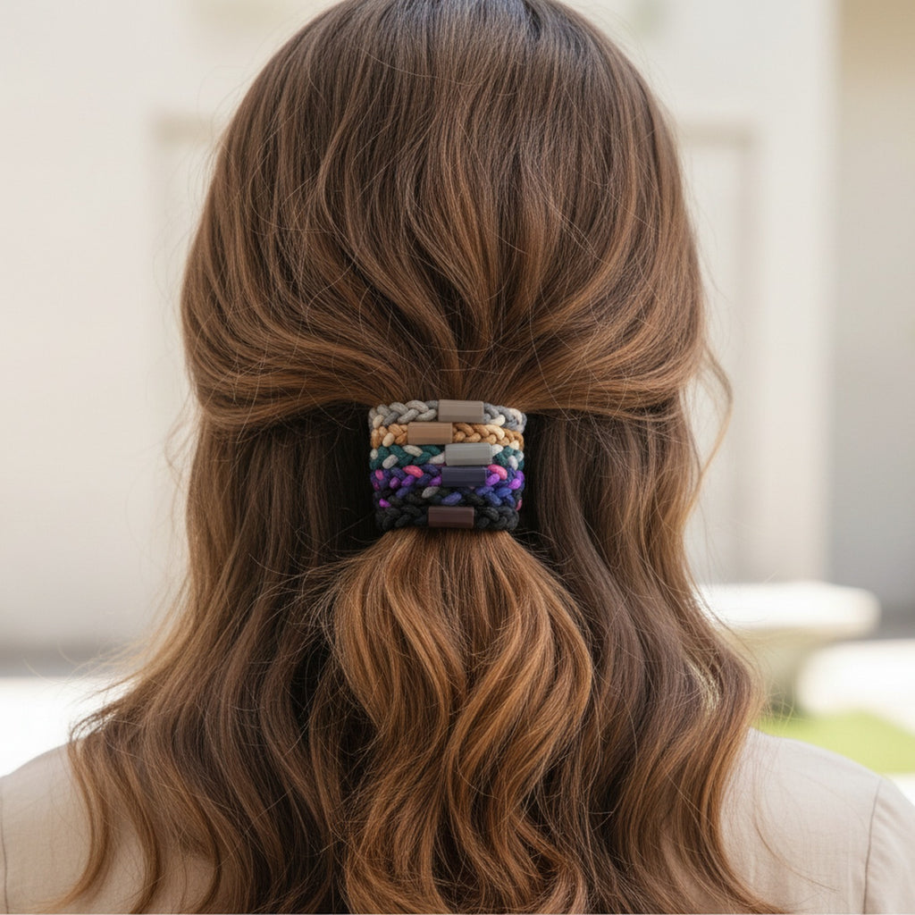 Braided Hair Clips Colorful Multi-Pack Set