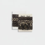 Braided Hair Ties Set With Pearl Beads