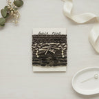 Braided Hair Ties Set With Pearl Beads – hair accessories (view 2)