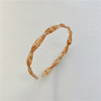 Tortoiseshell Twisted Hair Headband With Accents - Tortoiseshell Twisted