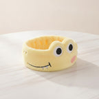 Frog Plush Hairband With Googly Eyes - Yellow – hair accessories (view 2)