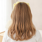 Frog Plush Hairband With Googly Eyes - Yellow – hair accessories (view 3)