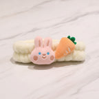 Fluffy Cloud Bunny Carrot Hairband Set – hair accessories (view 2)