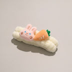 Fluffy Cloud Bunny Carrot Hairband Set – hair accessories (view 1)