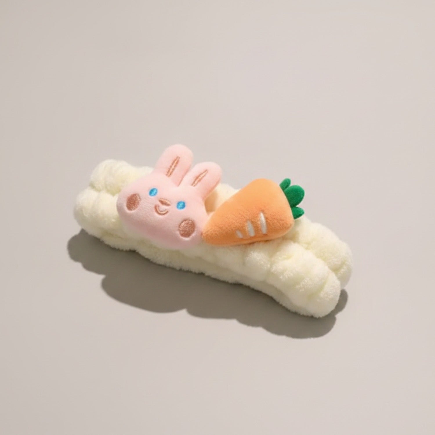 Fluffy Cloud Bunny Carrot Hairband Set