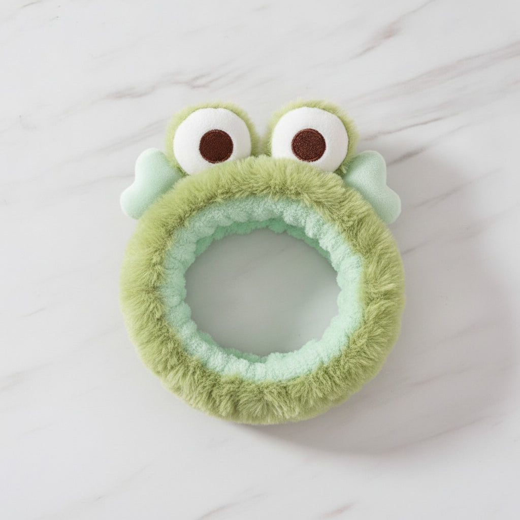 Fuzzy Frog Plush Hair Clip Headband – hair accessories (view 2)