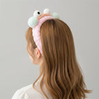 Pastel Fuzzy Frog Eye Hair Band – hair accessories (view 3)