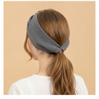 Twisted Knot Hairband - Gray Cross Hair Tie #5