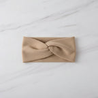 Twisted Knot Hairband - Cream Crisscross Hair Band #1