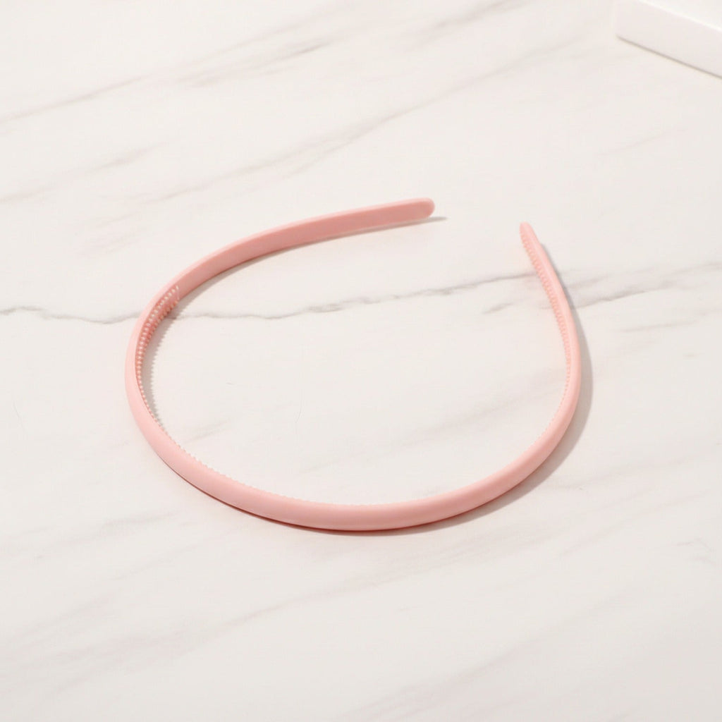Tan Padded Headband Hair Accessory - Morandi Pink Hair Headband #B117-B