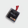 Black Minimalist Hair Band with Red Ribbon Detail