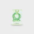 Green Bow Hair Tie Set Mini Girl
