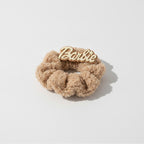 Textured Tan Scrunchie Hair Tie – hair accessories (view 1)