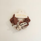 Patterned Fabric Hair Scrunchie Set – hair accessories (view 1)