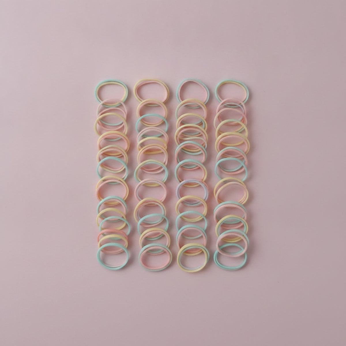Pastel Flower Hair Tie Bundle – hair accessories (view 2)