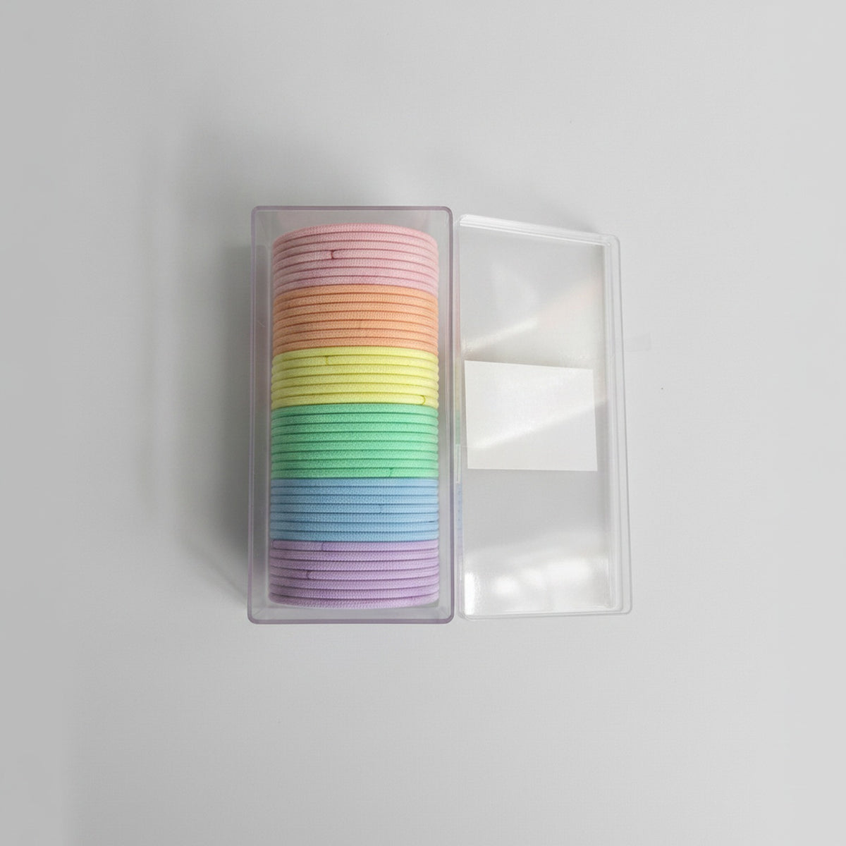 Rainbow Pastel Hair Tie Set – hair accessories (view 1)