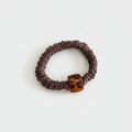 Tortoiseshell Charm Brown Fabric Scrunchie
