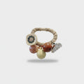 Rope Hair Tie With Charm Dangles
