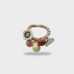 Rope Hair Tie With Charm Dangles