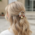 Rope Hair Tie With Charm Dangles