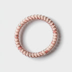 Beaded Hair Tie With Floral Design
