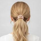 Beaded Hair Tie With Floral Design – hair accessories (view 3)