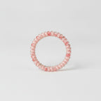 Beaded Hair Tie With Floral Design – hair accessories (view 1)
