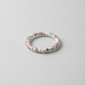 Floral Beaded Hair Tie Scrunchie – hair accessories (view 1)