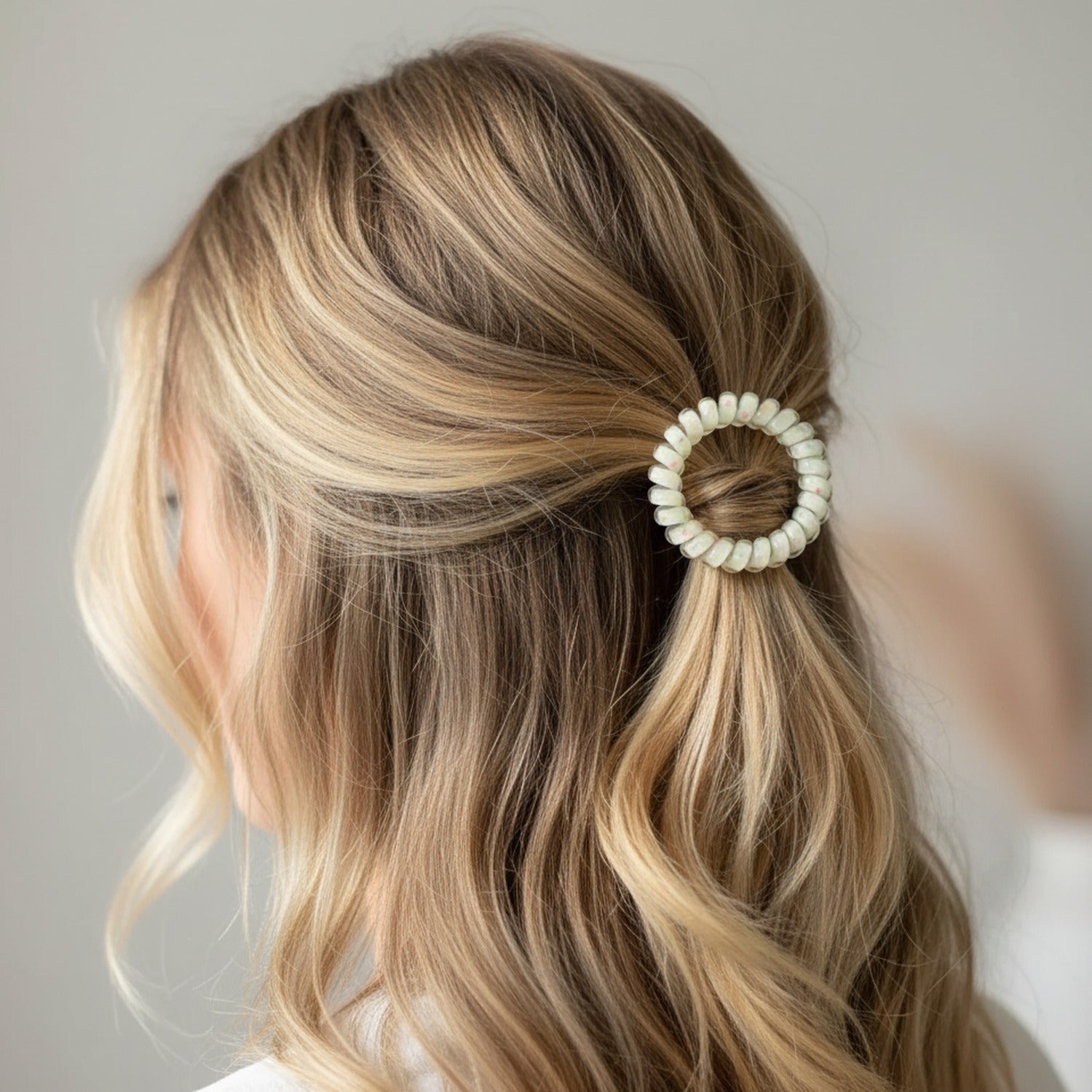 Beaded Pearl Hair Tie Scrunchie