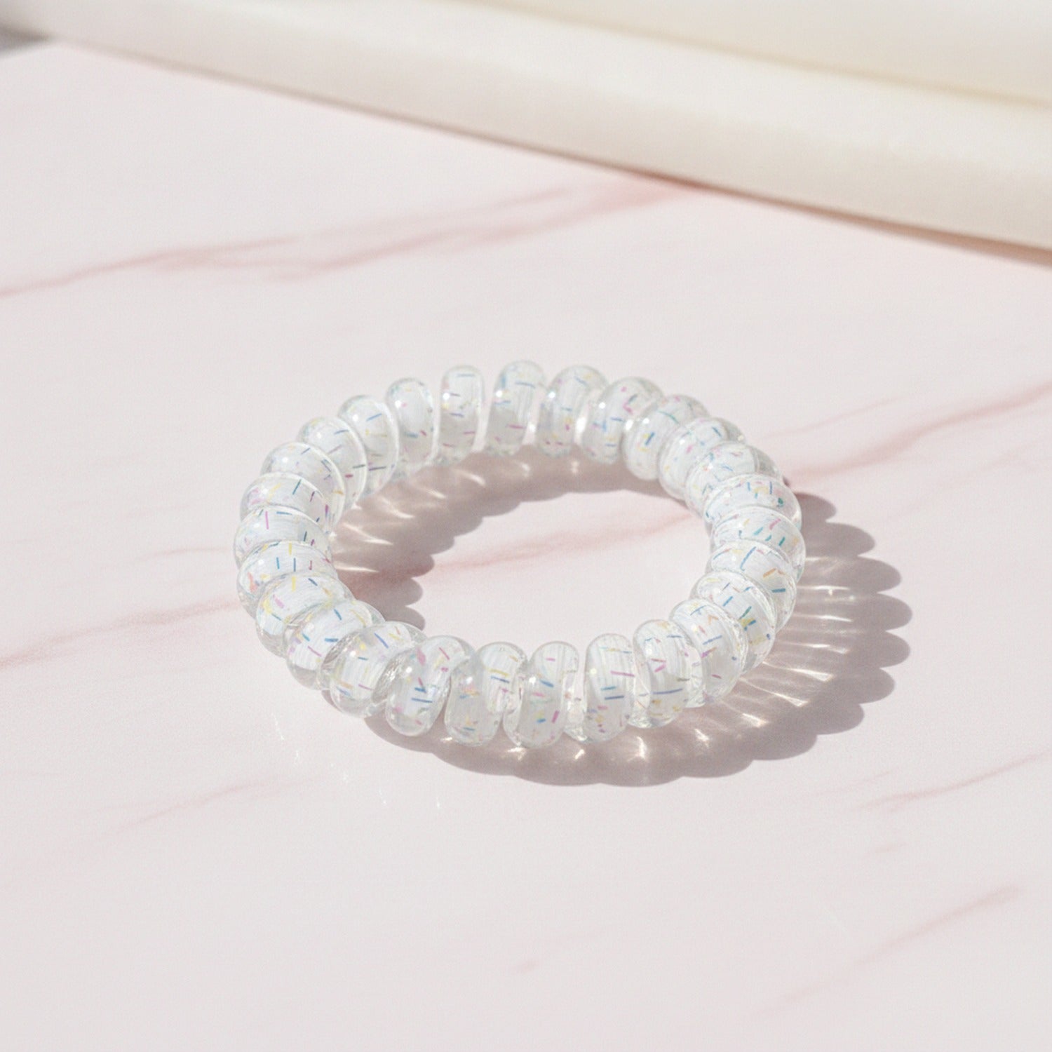 Beaded Pearl Hair Tie Scrunchie