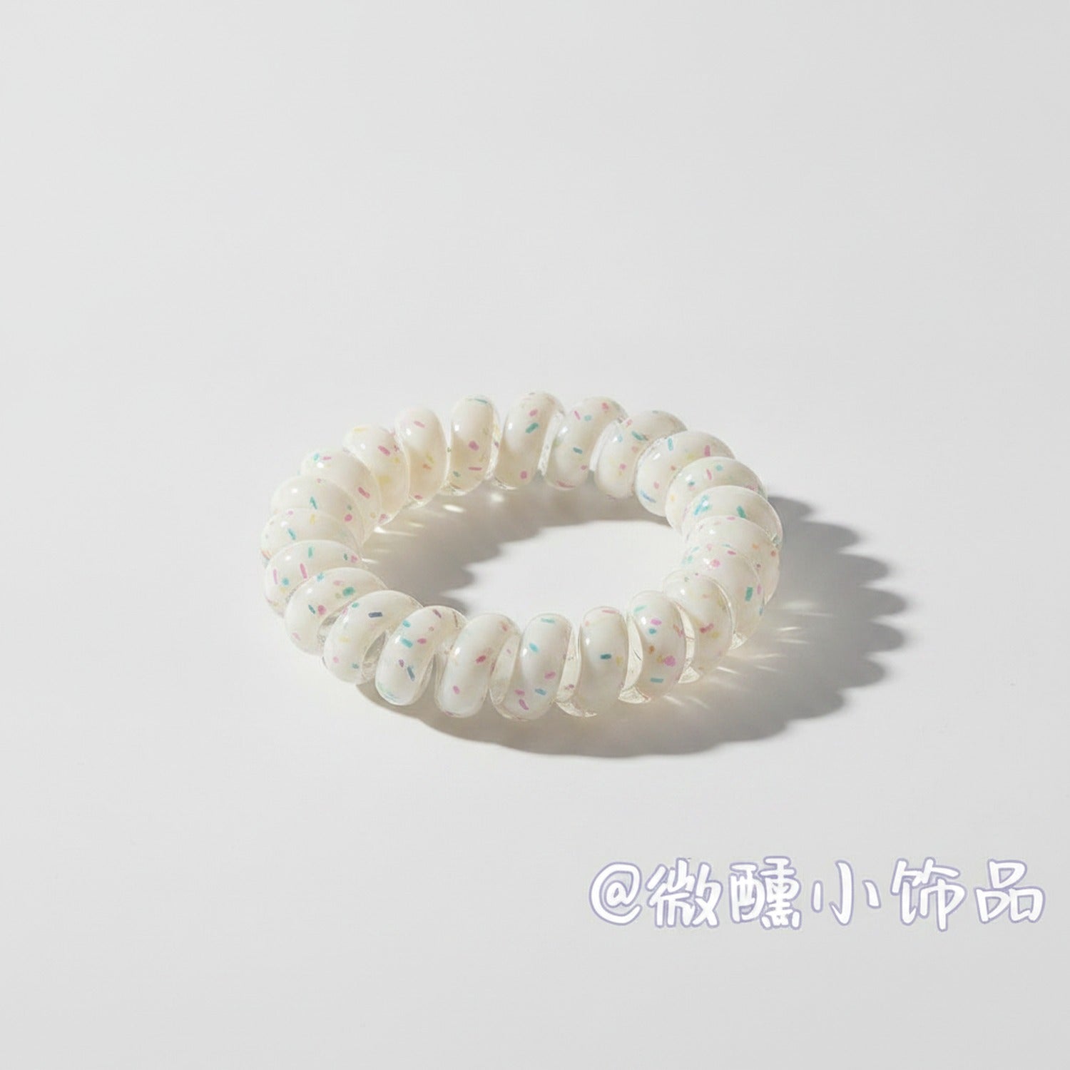 Beaded Pearl Hair Tie Scrunchie
