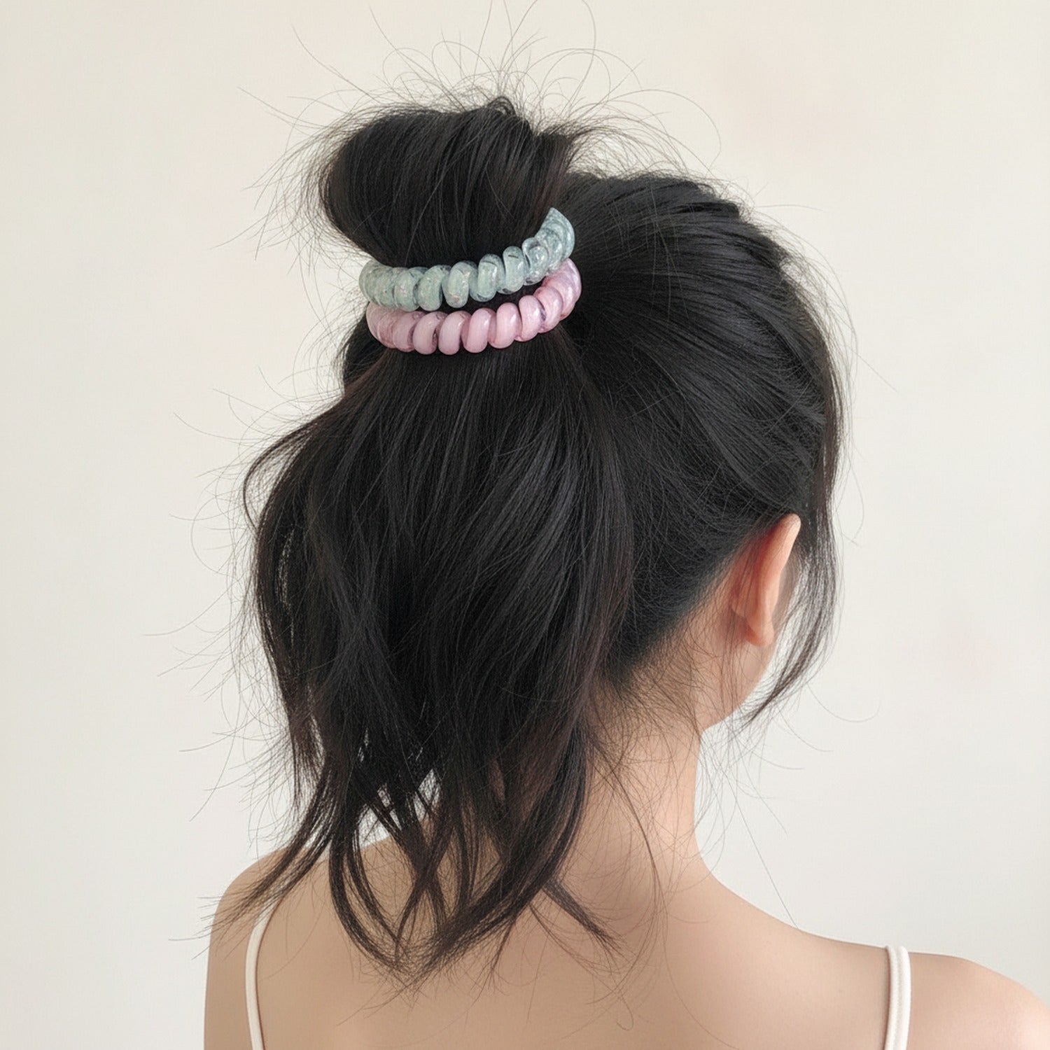 Beaded Pearl Hair Tie Scrunchie