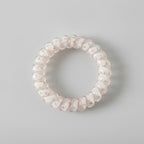 Beaded Hair Tie Scrunchie With Floral Accents – hair accessories (view 1)
