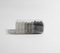 Spiral Hair Coil Set Clear To Black Ombre – hair accessories (view 1)