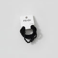 Black Textured Scrunchie Hair Tie Set – hair accessories (view 1)