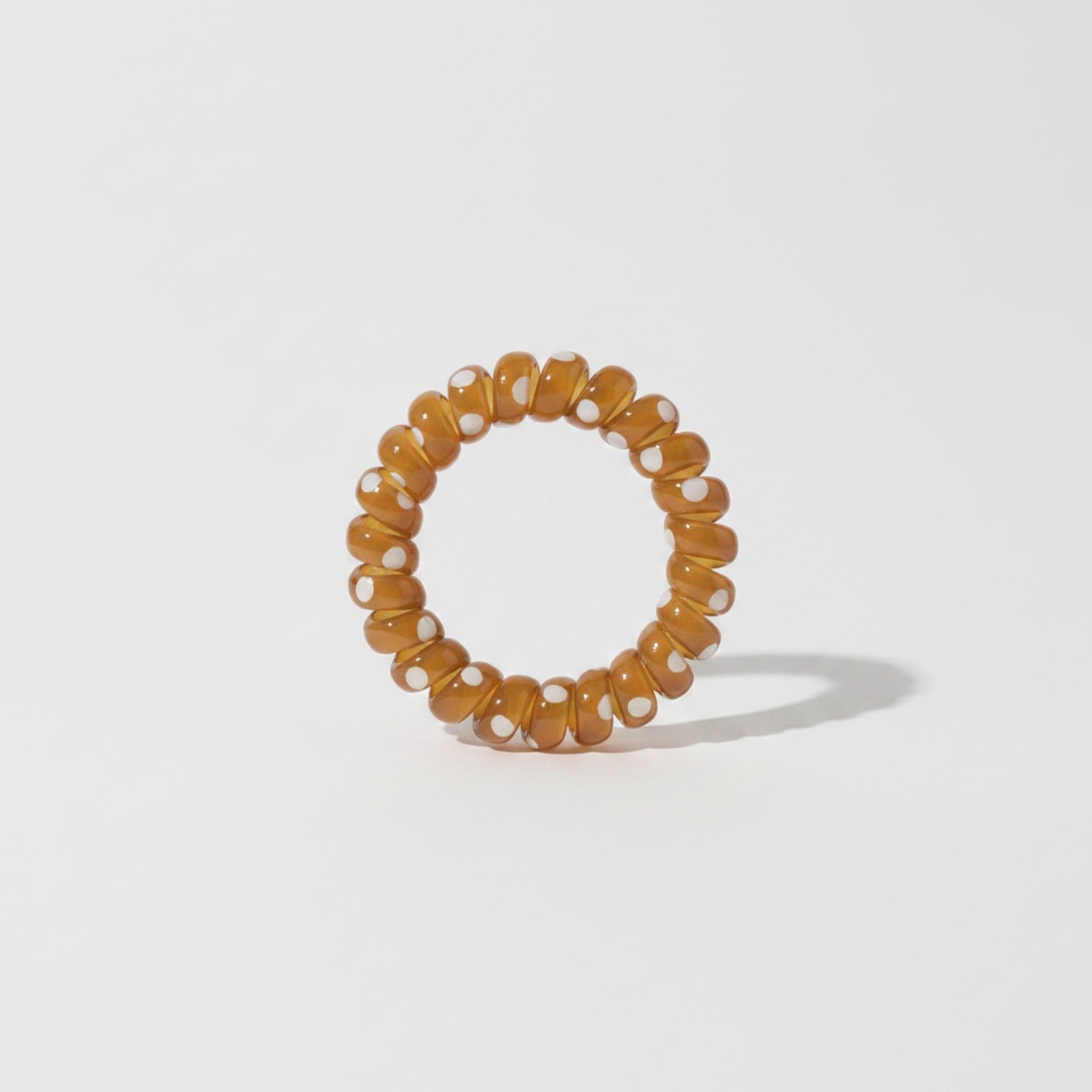 Spiral Hair Ties Rhinestone Beaded Set
