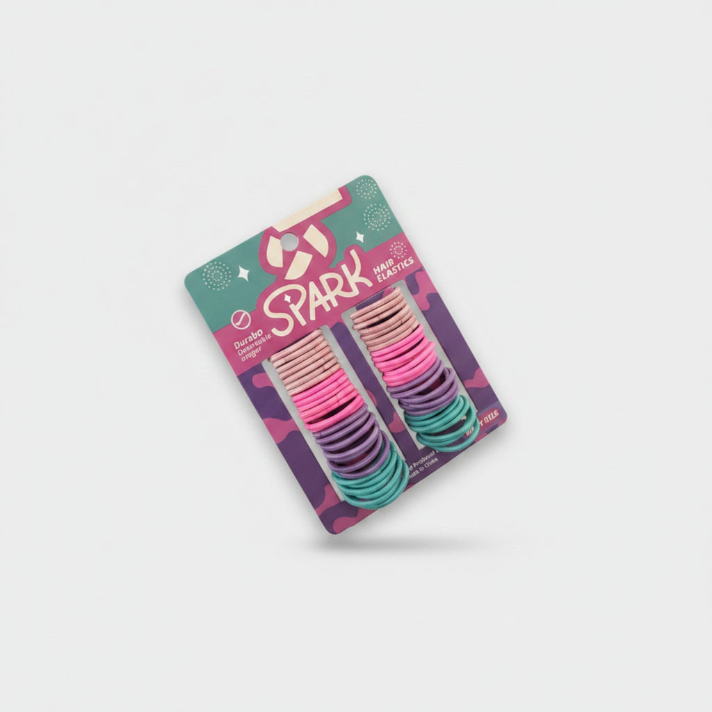 Colorful Gradient Hair Elastics Bundle Pack