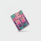 Colorful Gradient Hair Elastics Bundle Pack