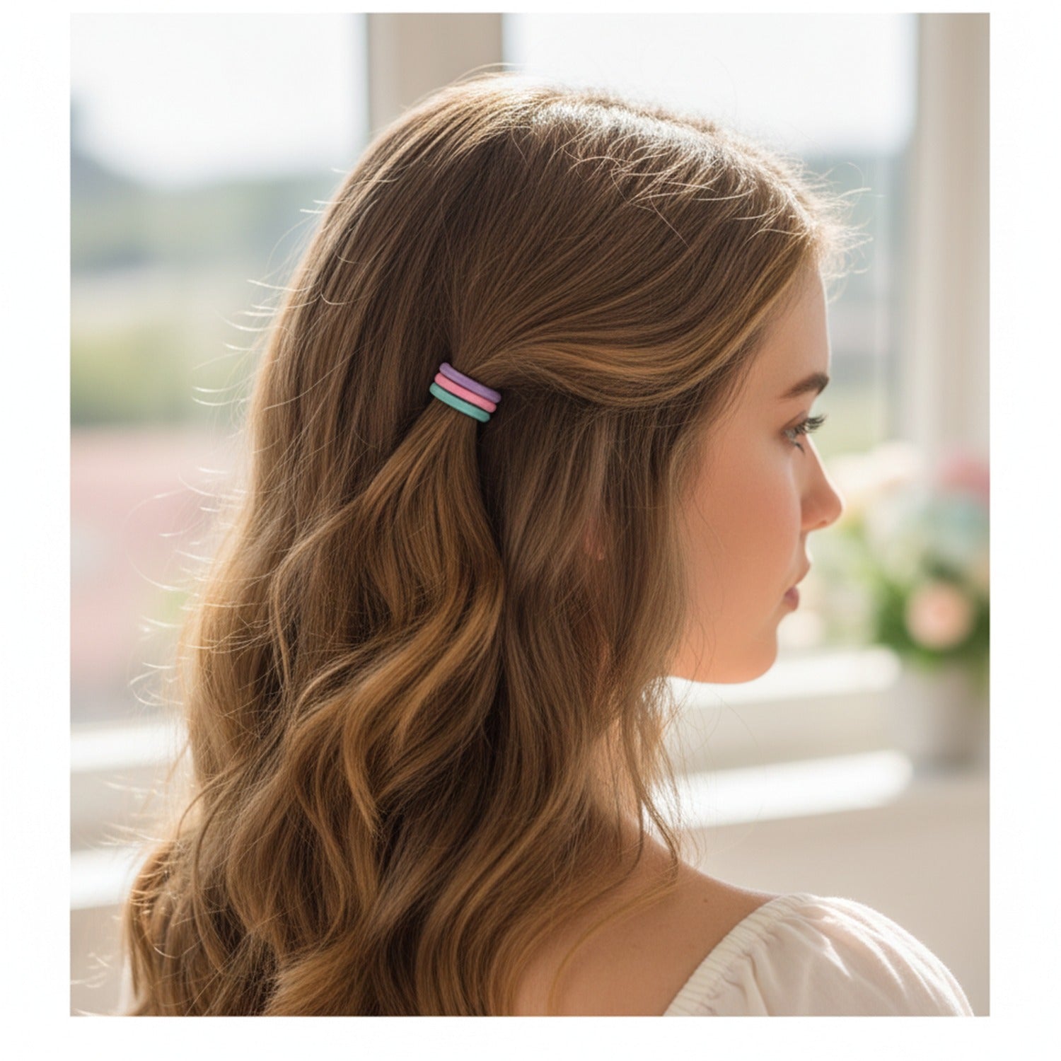 Colorful Gradient Hair Elastics Bundle Pack